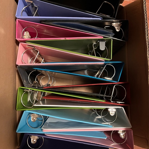 Assorted Color Binders Set - Picture 1 of 1